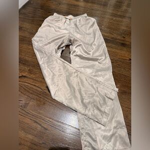 Silky Beige Pants like track pants. Very rare